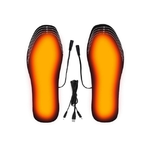 Insoles Usb Heated Shoes Can Be Cut Winter Warm Heating Pad Feet For
