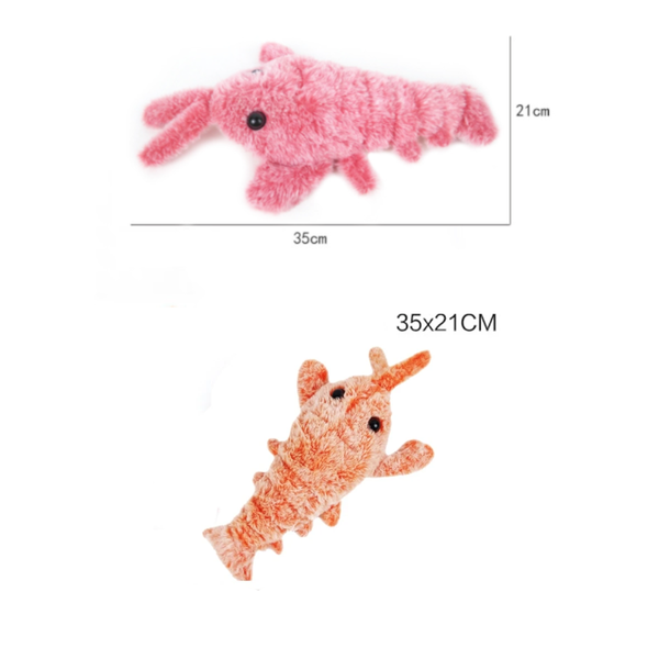 Usb Rechargeable Funny Jumping Lobster Cat Toy