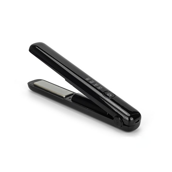 Usb Rechargeable Portable Mini Wireless Curling Iron Hair Straightener Dual Purpose Rollers & Curlers