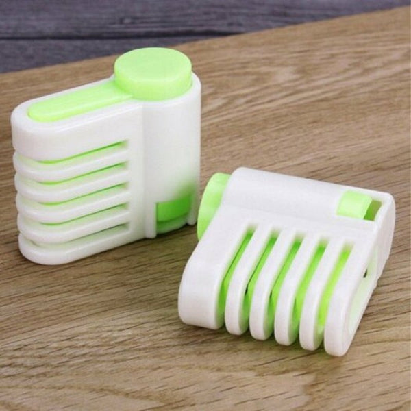 Useful Cake Slicer Leveler Split Toast Divider 2Pcs Pink Cake Levellers