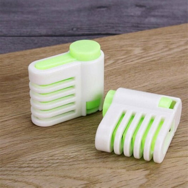 Useful Cake Slicer Leveler Split Toast Divider 2Pcs Pink Cake Levellers