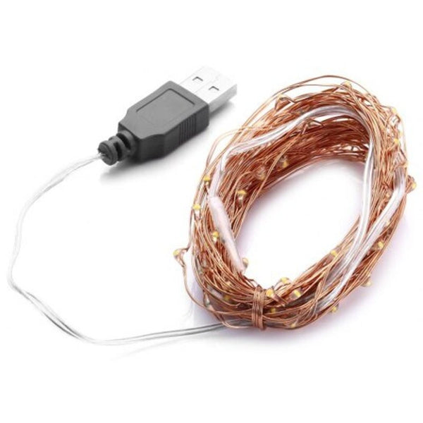 10M 100 Led Usb String Light Warm White 1Pc String Lights