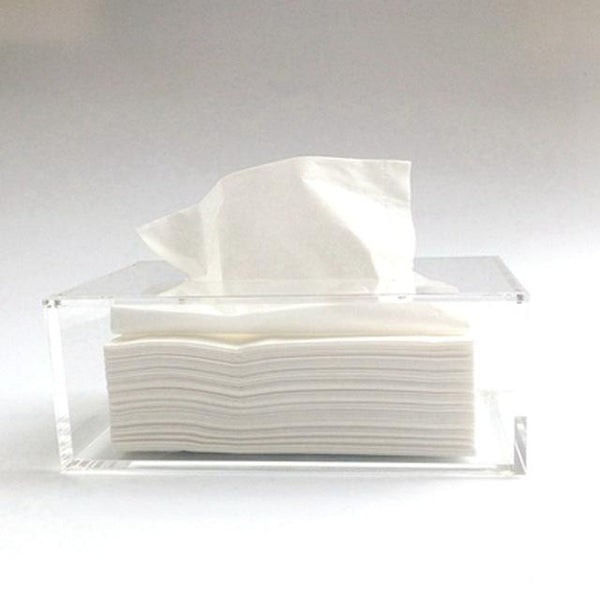 Transparent Acrylic Tissue Box Cover Modern Decor Tissue Box Covers