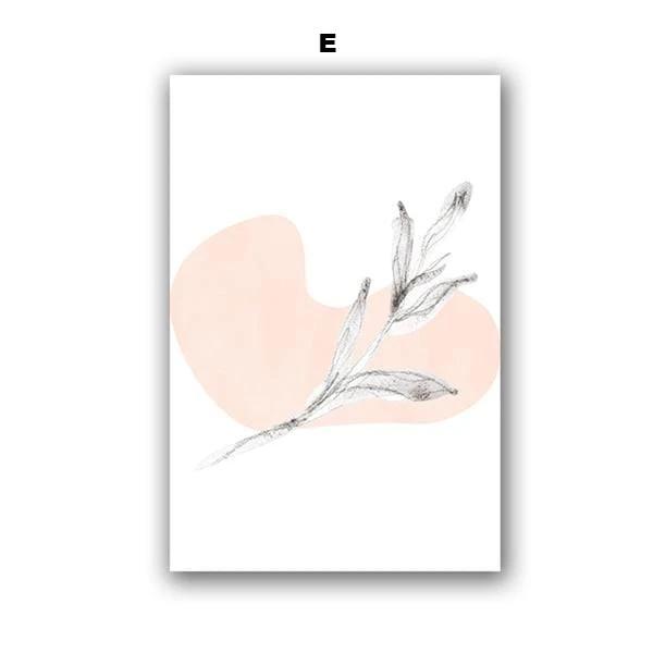 Bloom Canvas Modern Nordic Decor Wall Art Posters & Prints