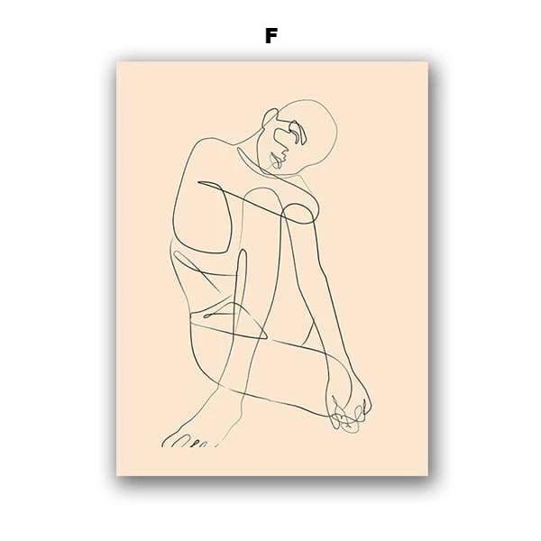 Bloom Canvas Modern Nordic Decor Wall Art Posters & Prints