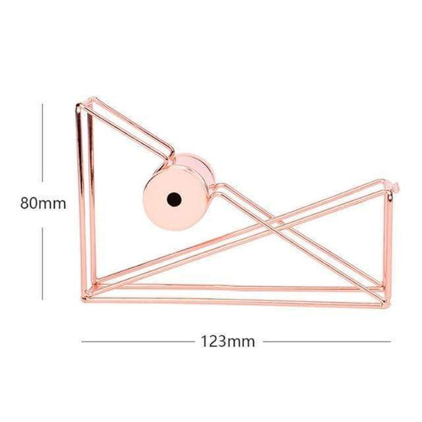 Rose Gold Tape Holder Office Accessories Packing Tape Dispensers