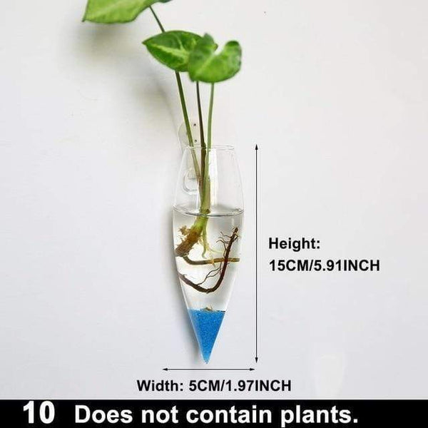 Hydroponic Glass Pot Indoor Garden Decor Wall Art Vases