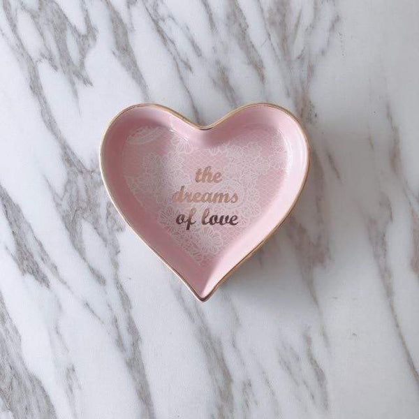 Veile Studios Nordic Heart Dish Jewellery Rings Earrings Holder Home Storage Jewellery Holders & Organisers