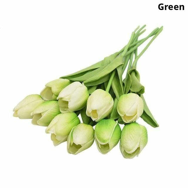 Colourful Tulips Artificial Flowers Decor Floral Décor