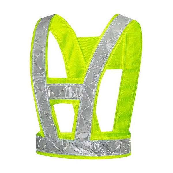 V Shape Safety Reflective Vest For Traffic Construction Night Running Jogging Cycling Stay Visible Safety Vests