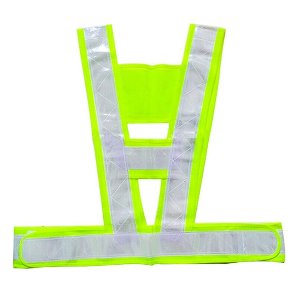 V Shape Safety Reflective Vest For Traffic Construction Night Running Jogging Cycling Stay Visible Safety Vests