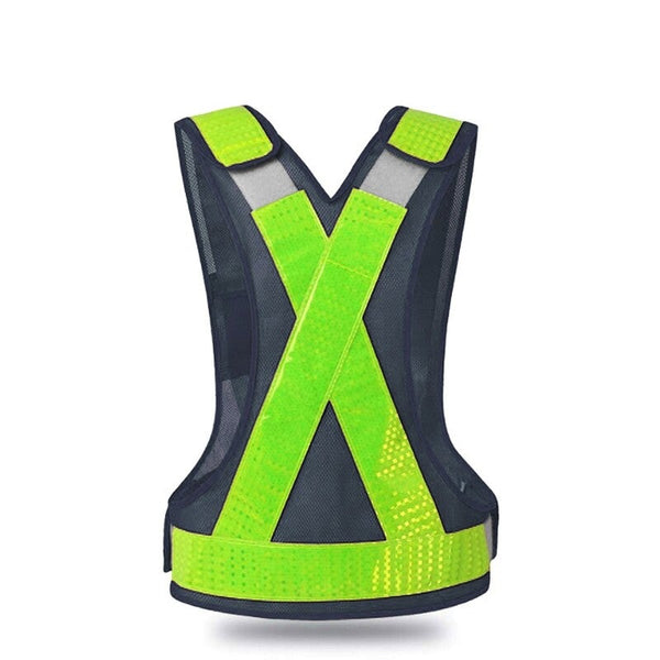 V Shaped Reflective Safety Vest Blue Safety Vests