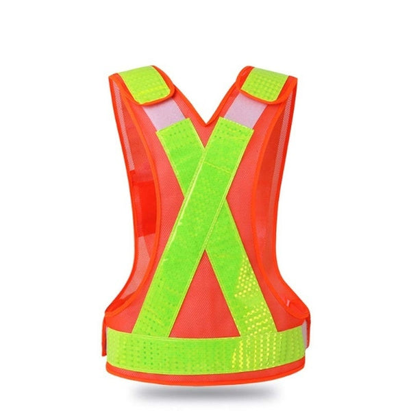 V Shaped Reflective Safety Vest Blue Safety Vests