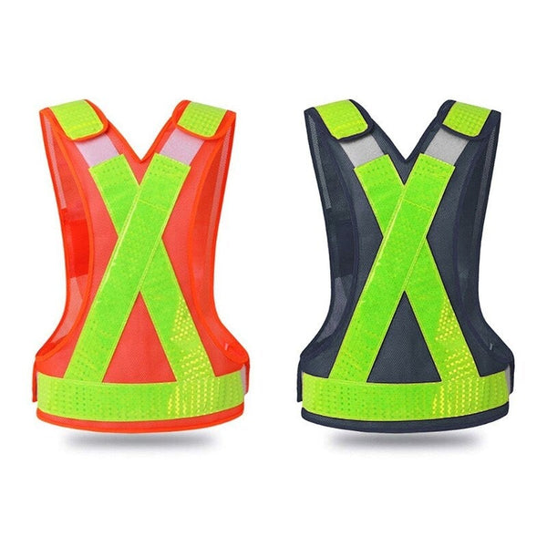 V Shaped Reflective Safety Vest Orange Safety Vests