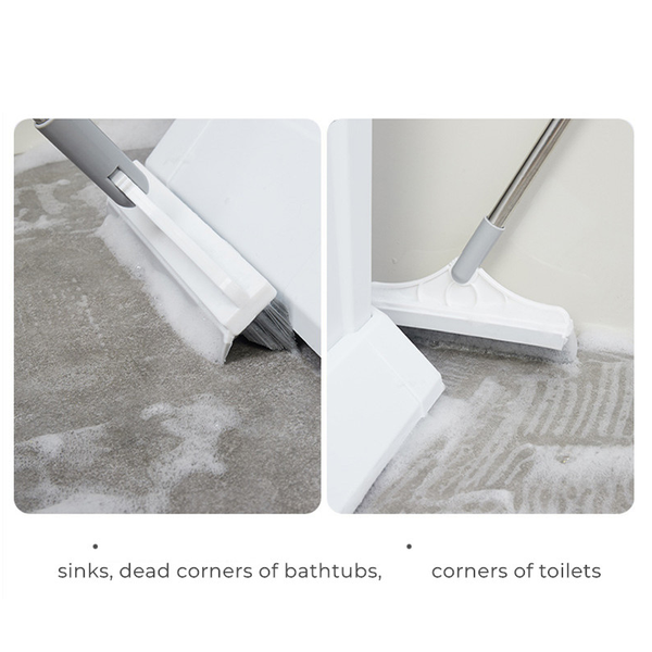 V Shape Floor Gap Cleaning Brush Broom Rubber Wiper Glass Scraper Mops Brooms & Scrubbers