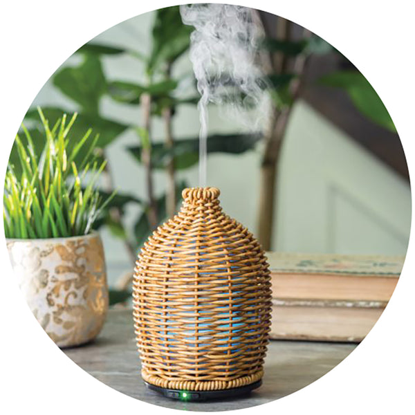 Wicker Vase Ultrasonic Aroma Diffuser Diffusers
