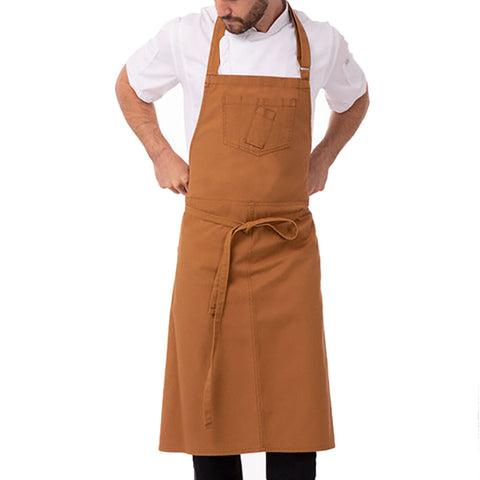 Rockford Nutmeg Chefs Bib Apron By Works Restaurant Aprons
