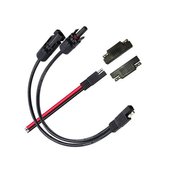 Solar Panel Mc4 To Sae Adapter 10Awg Extension Cable Rv Battery Connector Kit Solar Panels & Kits