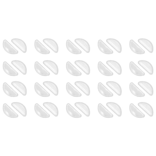 20 Pairs Silicone Anti Slip Glasses Nose Pads Transparent Self Adhesive Eyeglass Cleaning Tools & Supplies
