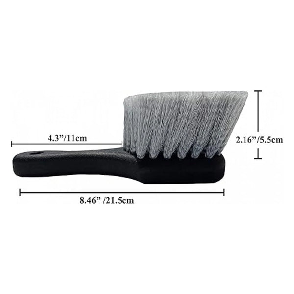 Tire Rim Cleaner Wheel Brush Polish Black Pp Short Handle 2155555Mm Other Automotive Care Supplies