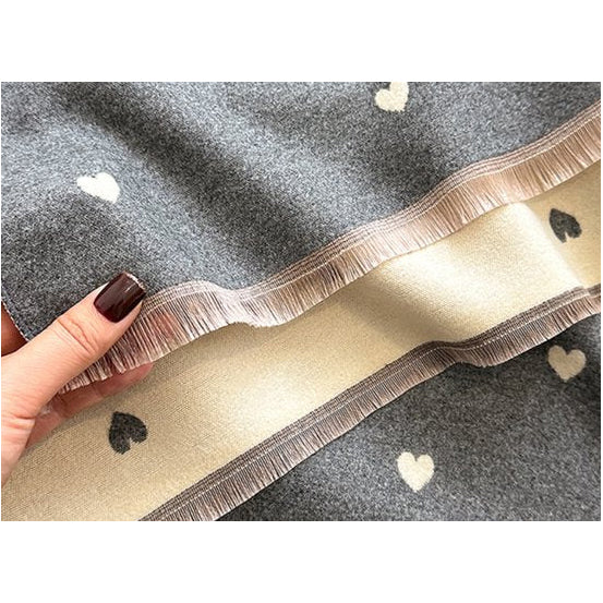Women's Scarf Long Double Sided Warm Blanket Suitable For Spring Autumn And Winter 185 X 65Cm Blue Scarves & Wraps