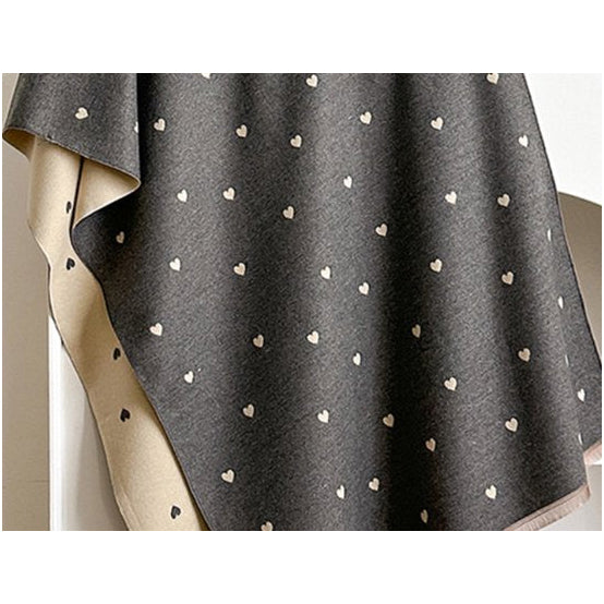 Women's Scarf Long Double Sided Warm Blanket Suitable For Spring Autumn And Winter 185 X 65Cm Blue Scarves & Wraps