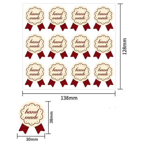 120 Sheets Baking Decorative Adhesive Labels For Packaging Stickers