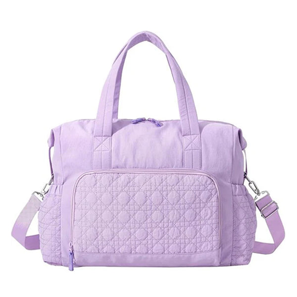 Sports Bag Waterproof Travel 24 Liter Carry Zippered Lightweight & Durable Suitable For Gym Training Purple Gym Bags