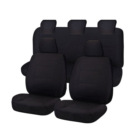 Seat Covers For Mazda Bt-50 Fr Ur 09/2015 On Dual Cab Black All Terrain