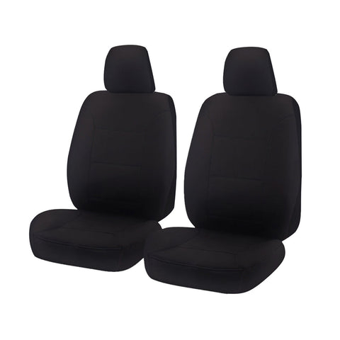 Seat Covers For Holden Colorado Rg Series 06/2012 - On Single Dual Front 2X Buckets Black All Terrain