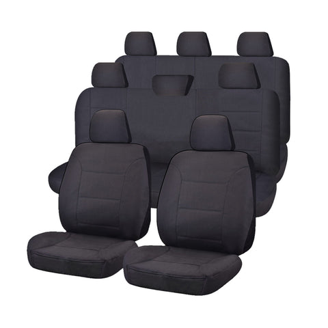 Seat Covers For Toyota Landcruiser 200 Series Gxl - 60Th Anniversary Vdj200r-Uzj200r-Urj202r 11/2008 On 4X4 Suv/Wagon Seaters Fmr Charcoal Challenger