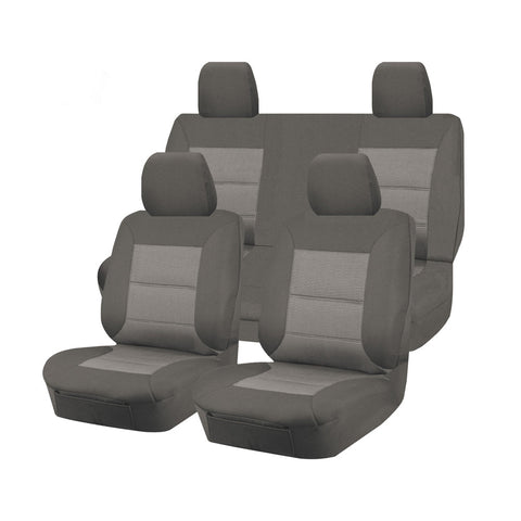 Premium Jacquard Seat Covers - For Nissan Frontier D23 Series 3-4 Dual Cab (2017-2022)