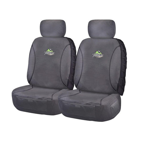 Seat Covers For Mazda Bt50 B32p Series 11/2006 ? 11/2011 Single Dual Cab Chassis Front 2X Buckets Charcoal Trailblazer