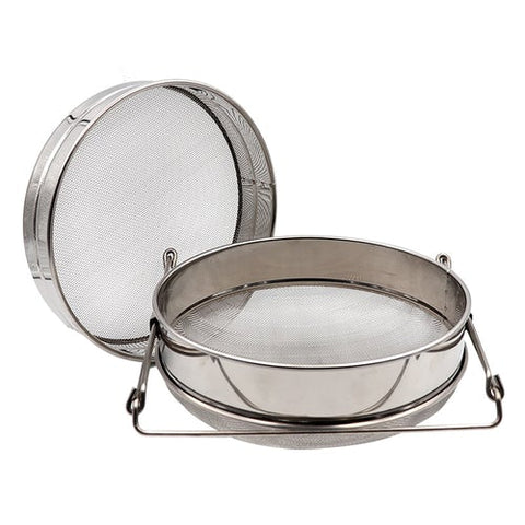Stainless Steel Double-Layer Bee Honey Sieve Filtration, Strainer Harvesting Tool