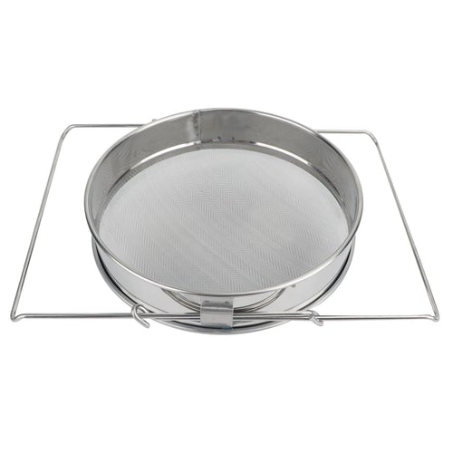 Stainless Steel Double-Layer Bee Honey Sieve Filtration, Strainer Harvesting Tool