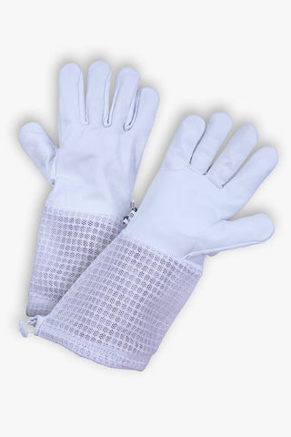 Beekeeping Gloves Goat Skin 3 Mesh Ventilated Gloves-2Xl