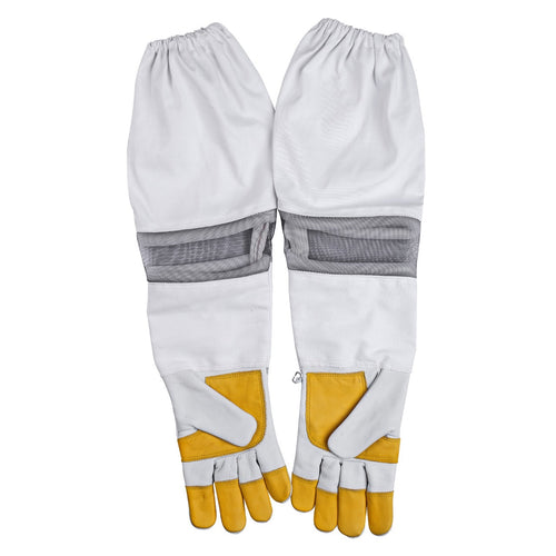 Beekeeping Gloves Cow Hide Ventilated Heavy Duty S Beekeeping Suits