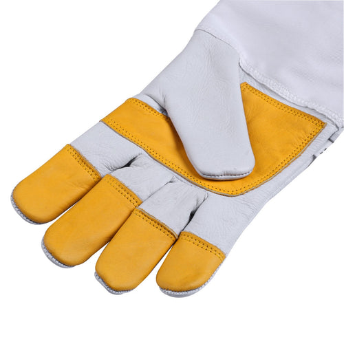 Beekeeping Gloves Cow Hide Ventilated Heavy Duty S Beekeeping Suits