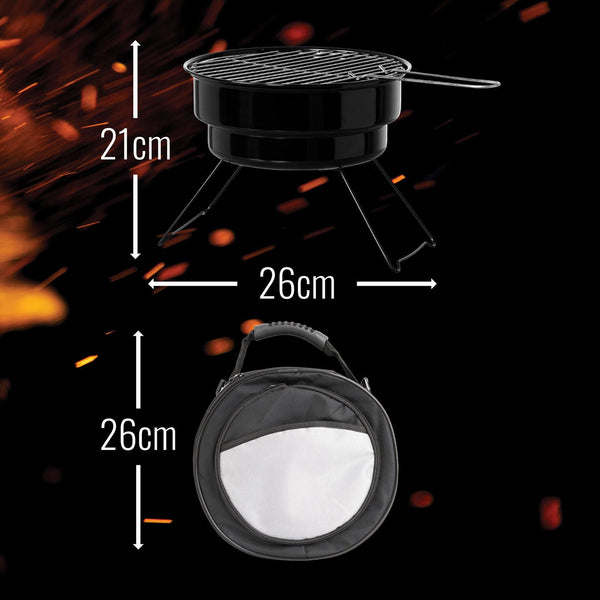 Havana Outdoors 2 In 1 Bbq Grill Cooler Combo Set Camping Picnic Barbecues Grills & Smokers