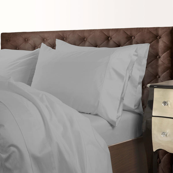 Royal Comfort 1000 Thread Count Cotton Blend Quilt Cover Set Premium Hotel Grade - Queen Silver