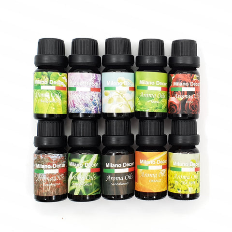 10 Pack Aroma Diffuser Oils Aromatherapy Fragrance 10Ml Gift