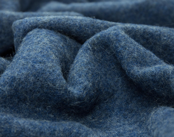 Codu Brighton Throw 100% Nz Wool Navy Throws & Afghans