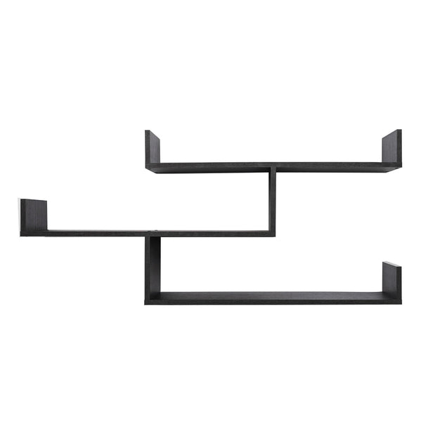 Zurich Multi Level Shelf Kit Nordic Ash Wall Shelves