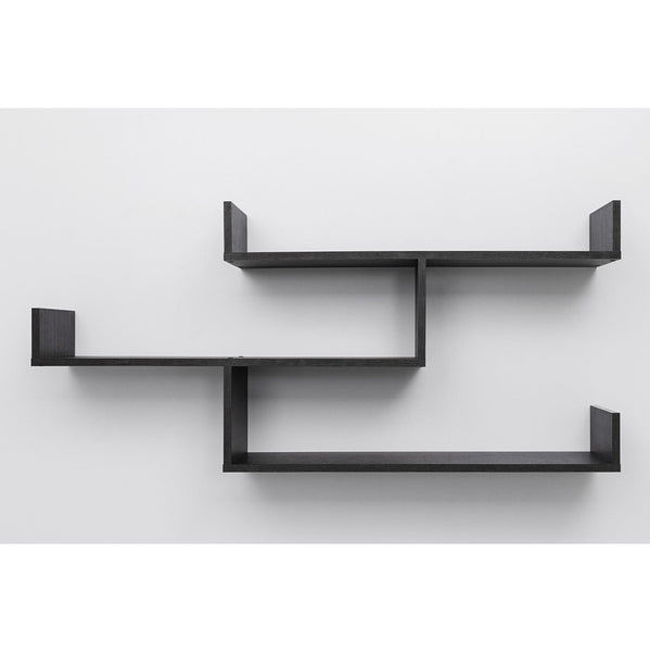 Zurich Multi Level Shelf Kit Nordic Ash Wall Shelves