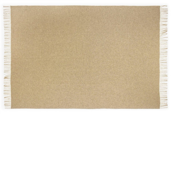 Codu Hampton Throw Merino Wool Blend Camel Throws & Afghans