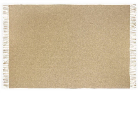 Codu Hampton Throw Merino Wool Blend Camel Throws & Afghans