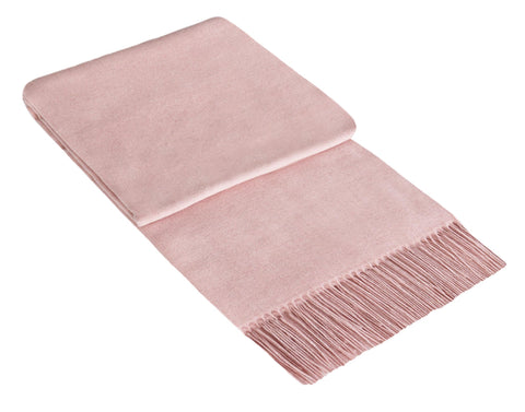 Codu Paddington Throw Fine Wool Blend Blush Throws & Afghans