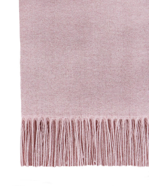 Codu Paddington Throw Fine Wool Blend Blush Throws & Afghans