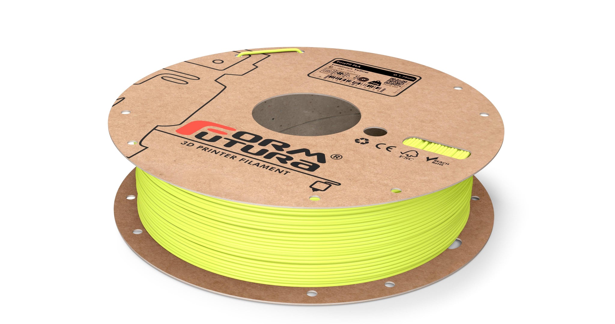 Pla Filament Easyfil 1.75Mm Luminous Yellow 750 Gram 3D Printer
