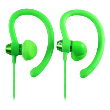 Moki 90 Sports Green Earphones